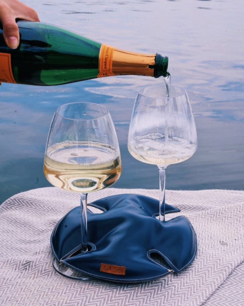 Bring our 'Classic Ocean' LAGO to Lake Minnetonka: The luxury wine glass holder for boating enthusiasts.